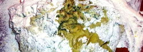 ароматное зеленое пельменное тесто. Шаг 9