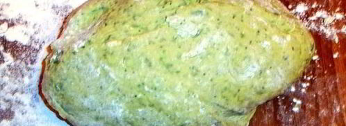 ароматное зеленое пельменное тесто. Шаг 10