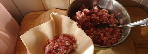 хинкали с минеральной водой. Шаг 9