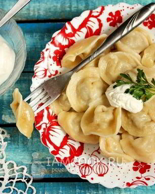 Пельмени из свинины