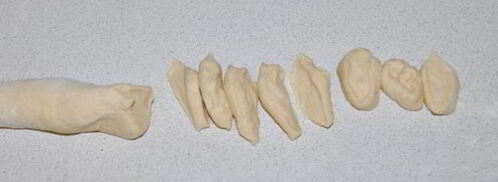 пельмени с фаршем и квашеной капустой. Шаг 4