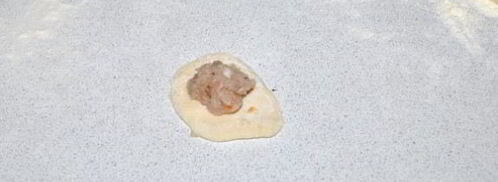 пельмени с фаршем и квашеной капустой. Шаг 7