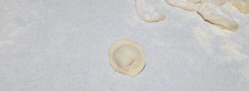 пельмени с фаршем и квашеной капустой. Шаг 9