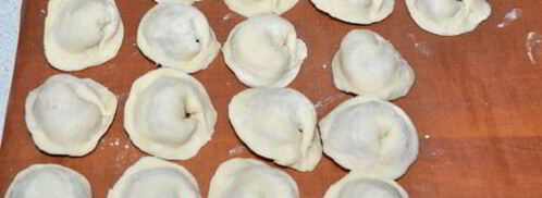 пельмени с фаршем и квашеной капустой. Шаг 10