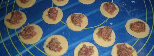 пельмени с гусем, гречкой и овощами. Шаг 15