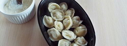 пельмени с опятами и сыром в духовке. Шаг 9