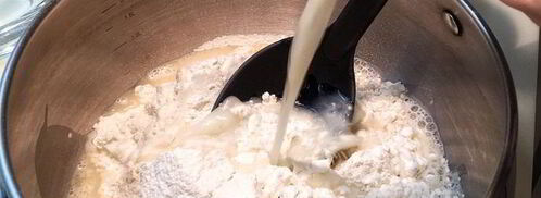 пельмени с рыбой и белыми грибами. Шаг 3