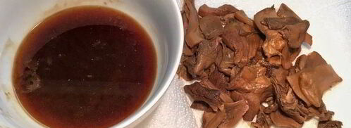 пельмени с рыбой и белыми грибами. Шаг 8