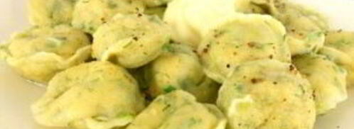 пельмени с зеленью. Шаг 8