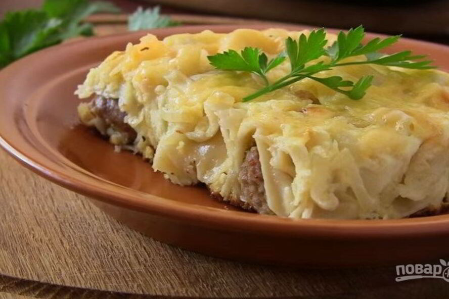 Рецепт пельменей в духовке с сыром