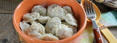 веганские пельмени с фалафелем. Шаг 16