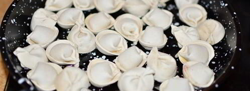 жареные пельмени с сыром. Шаг 5