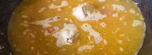 быстрый плов со свининой и фасолью. Шаг 6