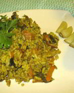 Грибной плов