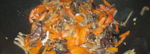 грибной плов. Шаг 5