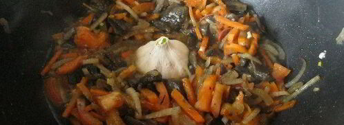 грибной плов. Шаг 6