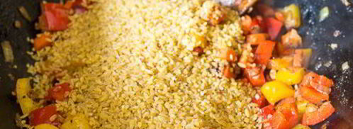 пилав из булгура с овощами. Шаг 5