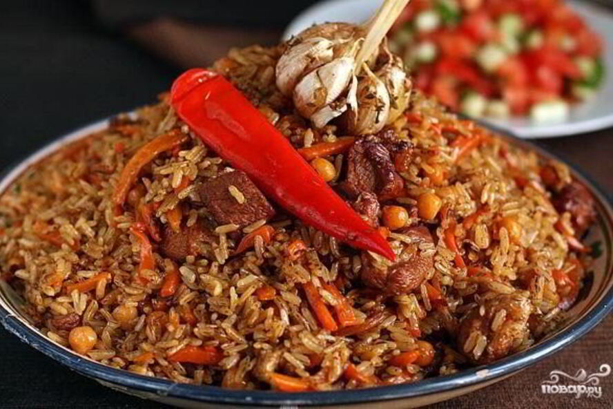 Рецепт плова из баранины с нутом