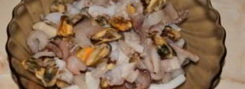 плов из морского коктейля. Шаг 3