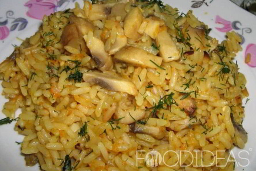 Рецепт плова с грибами