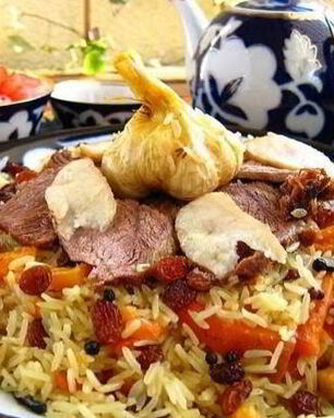 Плов с изюмом