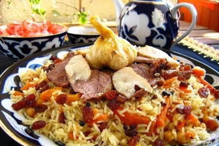 Рецепт плова с изюмом