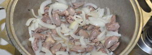 плов с куриными сердечками. Шаг 3