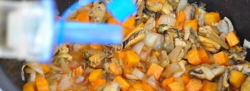 плов с мидиями. Шаг 10