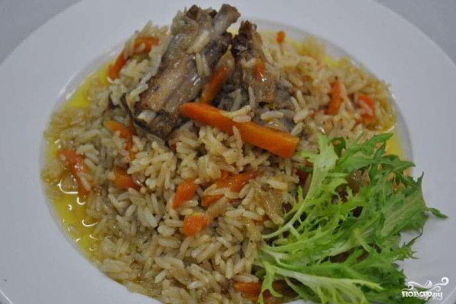 Рецепт плова с ребрышками