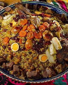 Плов с яйцом