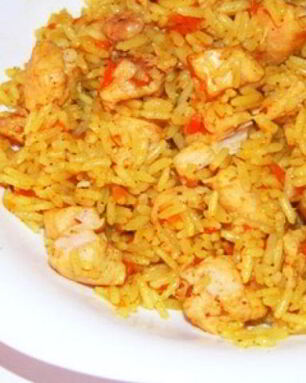 Плов в духовке с курицей