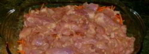 плов в духовке с курицей. Шаг 9