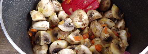 постный плов с грибами. Шаг 5