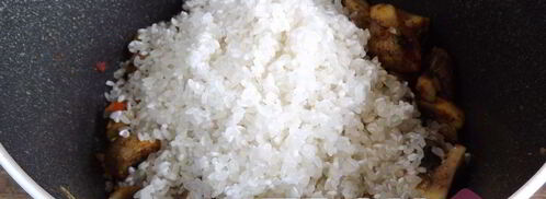 постный плов с грибами. Шаг 7