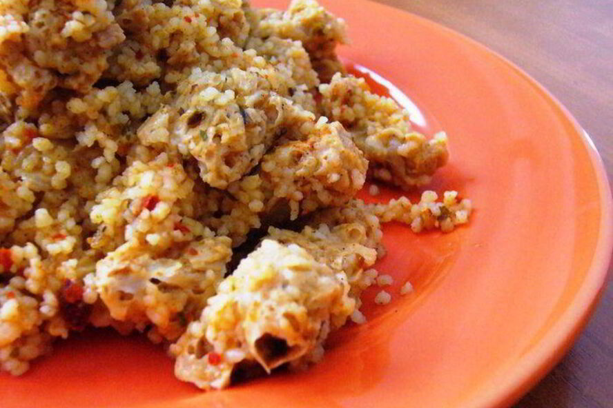 Рецепт вегетарианского плова из кускуса по-восточному