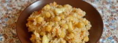 вегетарианский плов с нутом. Шаг 7