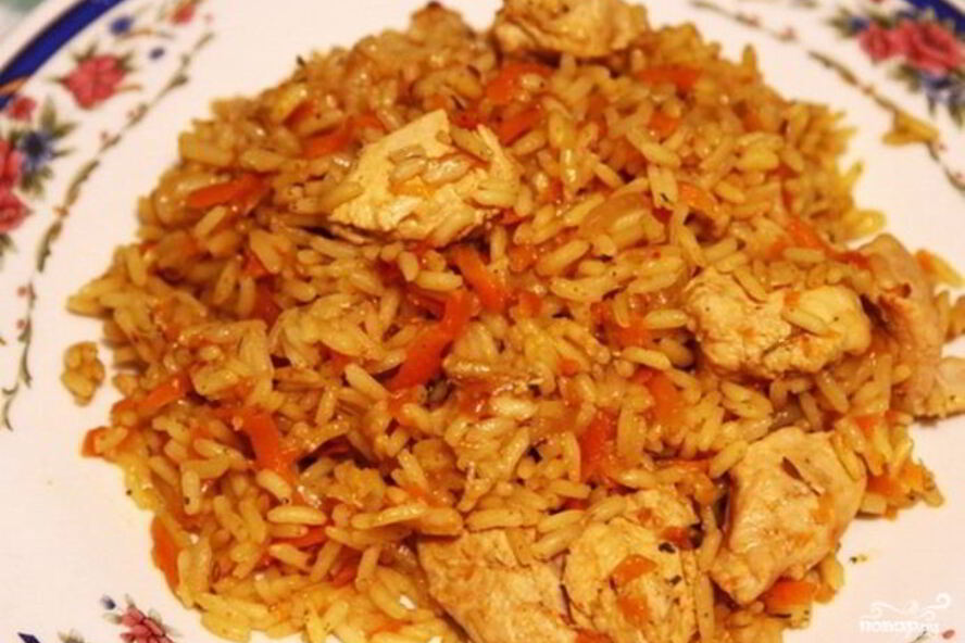 Рецепт вкусного плова с курицей