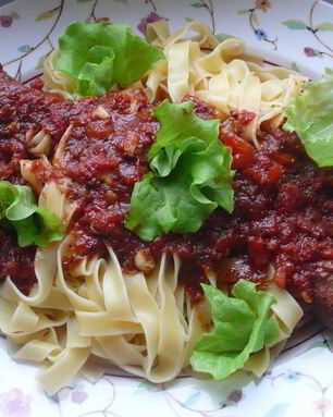 Феттучине с рагу по-неаполитански