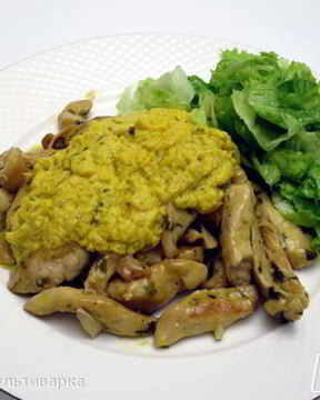 Фрикасе из куриных грудок