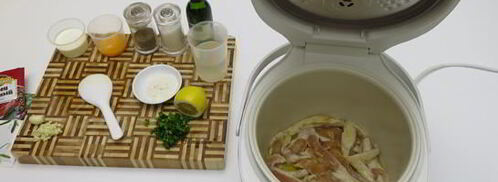 фрикасе из куриных грудок. Шаг 4