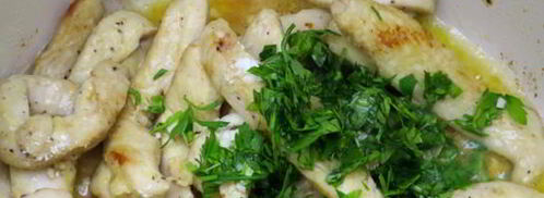 фрикасе из куриных грудок. Шаг 8