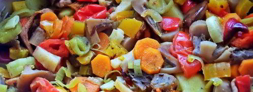 грибное рагу с овощами. Шаг 17