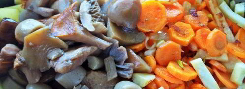 грибное рагу с овощами. Шаг 10