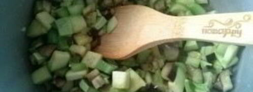 овощное рагу с баклажанами и кабачками. Шаг 4