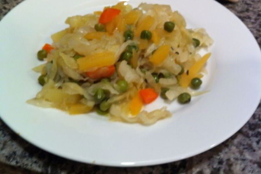 Рецепт овощного рагу с капустой