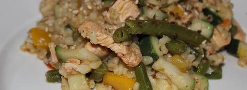 овощное рагу с куриным филе и булгуром. Шаг 9