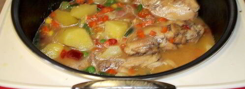 овощное рагу с куриными бедрышками. Шаг 6