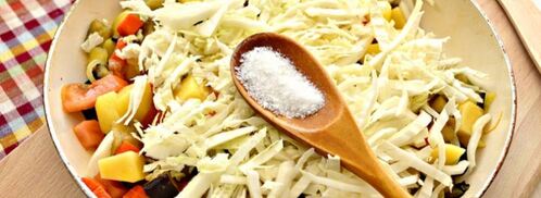 овощное рагу с пекинской капустой. Шаг 4