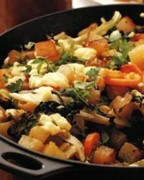 Овощное рагу с сыром