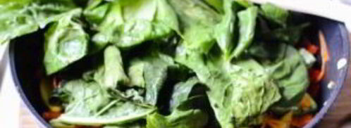 овощное рагу со шпинатом. Шаг 5